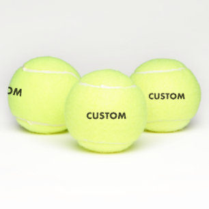 3 Persoonlijke Aangepaste Tennisballen Lege Sjablo