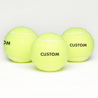 3 Persoonlijke Aangepaste Tennisballen Lege Sjablo