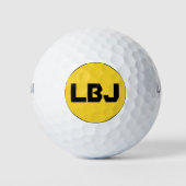 3 Persoonlijke Golf Balls Jouw tekst of Initiaal Golfballen (Voorkant)