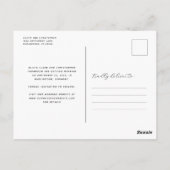 3-Photo Arch Emerald Green Gold Bewaar de datum Briefkaart (Achterkant)