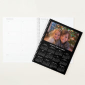 3 Photo Black and White 2026 Calendar Planner (Display)