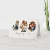3 Photo Collage Card – Love You So Much Bedankkaart (Voorkant)