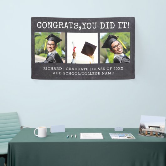3 Photo Congrats Afstudeerder 2022 Afstuderen Chal Spandoek (Beurs)