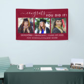 3 Photo Congrats Afstudeerder 2023 Afstuderen Burg Spandoek (Beurs)