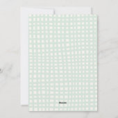 3 Photo Cute Red Green Bow Pattern Merry Christmas Feestdagenkaart (Achterkant)