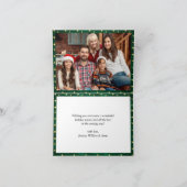 3 PHOTO kerstverlichting Rustige groet Feestdagen Kaart (Binnen)