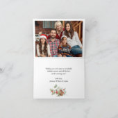 3 PHOTO kerstverlichting Rustige groet Feestdagen Kaart (Binnen)