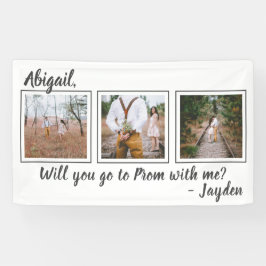 3 Photo Prom of HOCO voorstel Schattigee voorstel  Spandoek