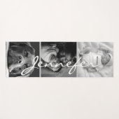 3 photos Collage Minimalist Family Yogamat (Voorkant (horizontaal))