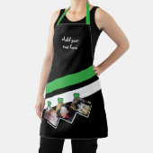 3 photos custom text black green schort (Insitu)