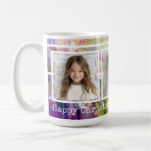 3 Photos, Long Message, Meadow Flowers Modern P31 Koffiemok (Links)