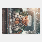 3 Piece Wrapping Paper Decoupage Highland Cow (Voorkant 3)