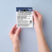 3 Piekuitdagingen, Bergbeklimmering Company Advert Flyer (Hand)