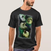 3 Pig Moon Funny Parody T-shirt (Voorkant)