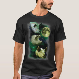 3 Pig Moon Funny Parody T-shirt