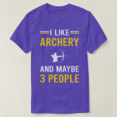 3 Pijl-pijlen pijlstaaf voor het publiek Archer Ar T-shirt (Design voorkant)
