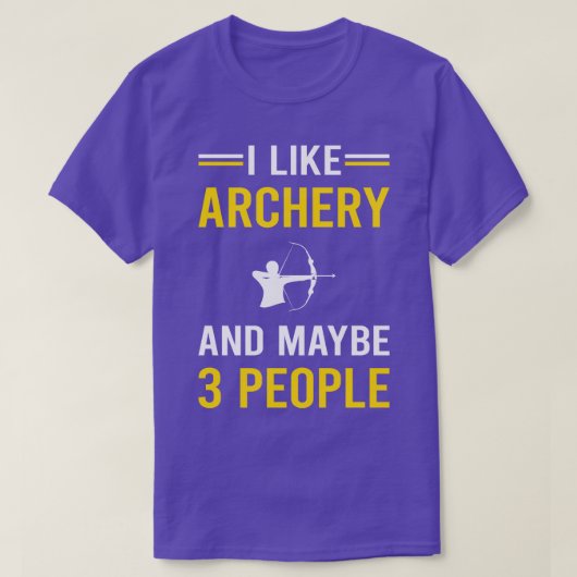 3 Pijl-pijlen pijlstaaf voor het publiek Archer Ar T-shirt (Design voorkant)
