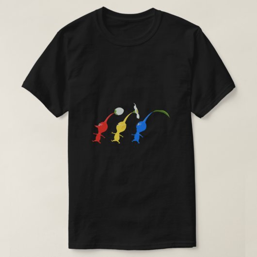 3 Pikmin met klassieke T-shirt (Design voorkant)