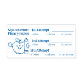 3 Pogingen Volg Stempel (Design)