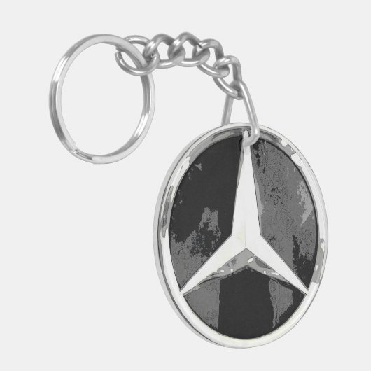 ~3 Pointed Star~ SLEUTELHANGER, AANGEPAST IT! Sleutelhanger (Voorkant Links)