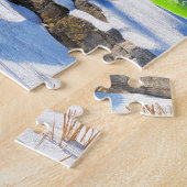 3 Polaire Beer Cubs spelen op sneeuw - Aardachtend Legpuzzel (Zijkant)