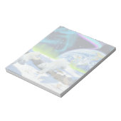 3 Polaire Beer Cubs spelen op sneeuw - Aardachtend Notitieblok (Linkerzijde)