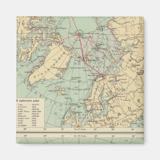 3 Polaire landen Magneet (Voorkant)