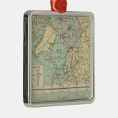 3 Polaire landen Metalen Ornament (Rechts)
