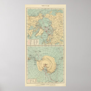 3 Polaire landen Poster