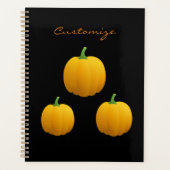 3 Pompoenen Halloween Thunder_Cove Planner (Voorkant)