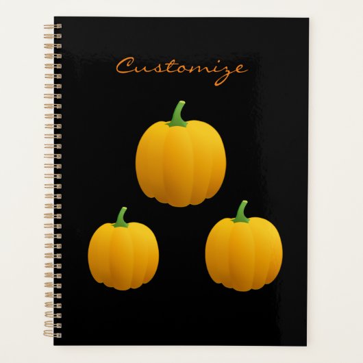 3 Pompoenen Halloween Thunder_Cove Planner (Voorkant)