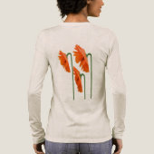 3 Poppies Tuniek Tri-Blend Shirt (Achterkant)