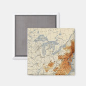 3 Populatie 1800 Magneet (Voorkant / Achterkant)