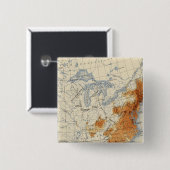 3 Populatie 1800 Vierkante Button 5,1 Cm (Voorkant /achterkant)