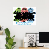 3 Poster apen (Thuiskantoor)