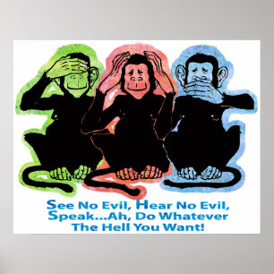 3 Poster apen