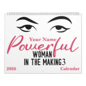 3 Powerful Woman in The Making Motivation Goals Kalender (Hoes)