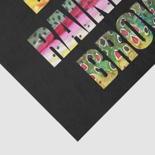 3 Prachtige forelhuiden Tissuepapier (Detail)