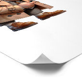 3 privé-detectives op zoek naar aanwijzingen poster (Hoek)