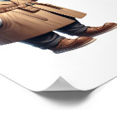 3 privé-detectives op zoek naar aanwijzingen poster (Hoek)