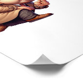 3 privé-detectives op zoek naar aanwijzingen poster (Hoek)