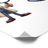 3 privé-detectives op zoek naar aanwijzingen poster (Hoek)