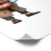 3 privé-detectives op zoek naar aanwijzingen poster (Hoek)