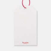 3 Proost voor Kerstmis! Elf Gift Label Cadeaulabel (Achterkant)