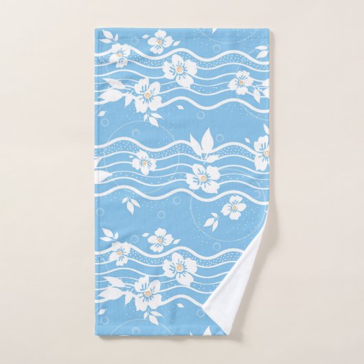 3-puntenhanddoek ingesteld op Giana neptunenblauw Bad Handdoek (Handdoek)