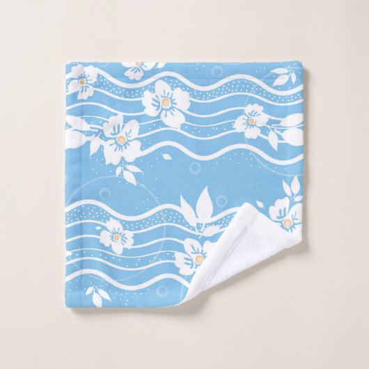 3-puntenhanddoek ingesteld op Giana neptunenblauw Bad Handdoek (Wasdoekje)