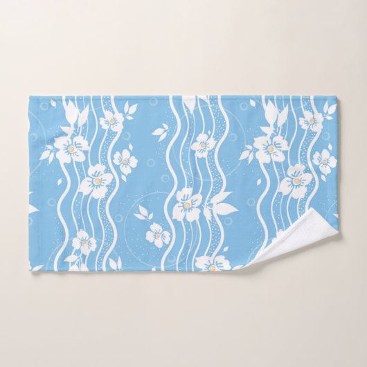 3-puntenhanddoek ingesteld op Giana neptunenblauw Bad Handdoek (Handdoek)