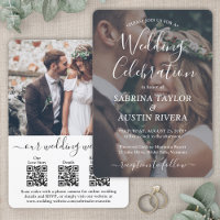3 QR-codes All-in-One RSVP-fotobeklijning