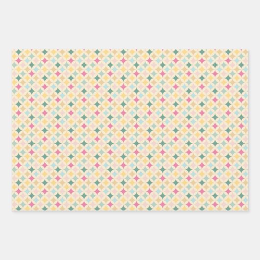 3 Radevellen voor cadeaus instellen - Merry Kitchs Inpakpapier Vel (Voorkant 2)