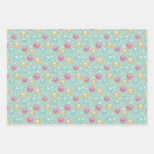 3 Radevellen voor cadeaus instellen - Merry Kitchs Inpakpapier Vel (Voorkant)